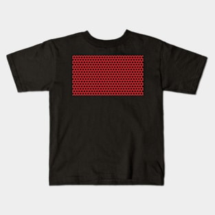 black red background bunch of stars Kids T-Shirt